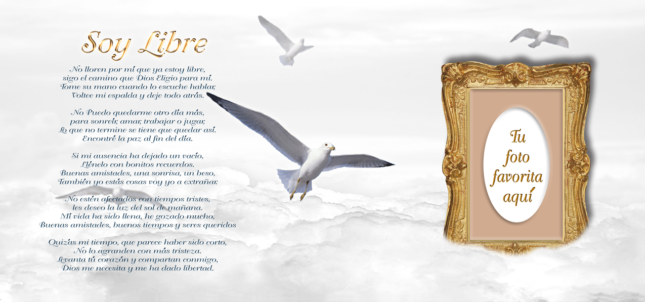 Soy Libre White Clouds (With Verse)